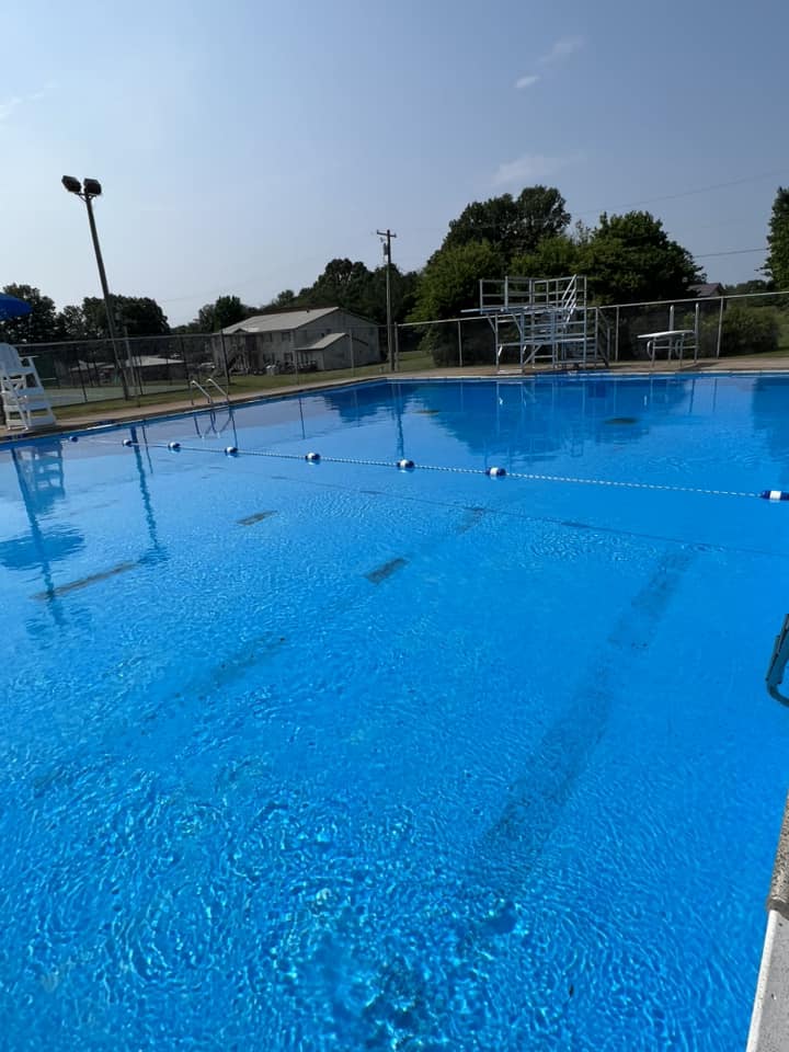 Photo of the pool area